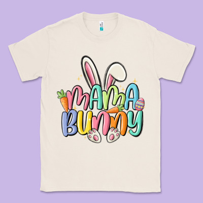 Mama Bunny Classic Tee Designed By Maliassmallbusiness