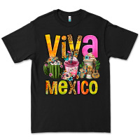 Black viva mexico mexican coffee cups Premium Tee - FaDigitalArtStudio