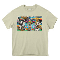 Mossy happy birthday alpaca blue cup Heavy Core Tee - BarkalooDesign
