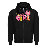 Black team girl Zipper Hoodie - Artiststas