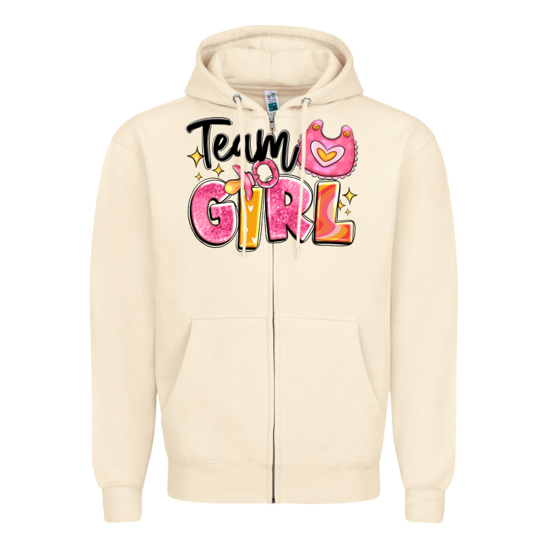 Team Girl Zipper Hoodie by Artiststas | Teevron