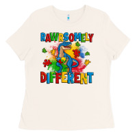 Bone rawrsomely different autism trex Ladies Tee - Zillion Design Studio
