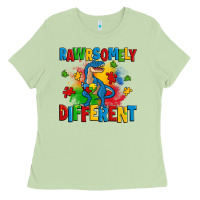 Matcha rawrsomely different autism trex Ladies Tee - Zillion Design Studio