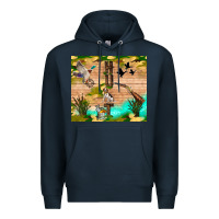 Navy hunting life Premium Hoodie - TumblerDesignByShophia
