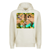 Oatmeal Heather hunting life Premium Hoodie - TumblerDesignByShophia