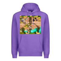 Purple hunting life Premium Hoodie - TumblerDesignByShophia