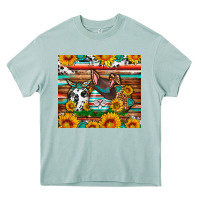Arona Easter eggs sunflower gemstone tumbler Easter Day Heavy Core Tee - Neo Western