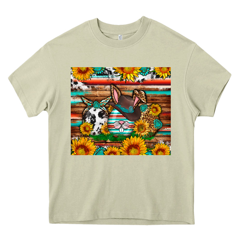 Easter Eggs Sunflower Gemstone Tumbler Easter Day Heavy Core Tee by Neo Western | Teevron