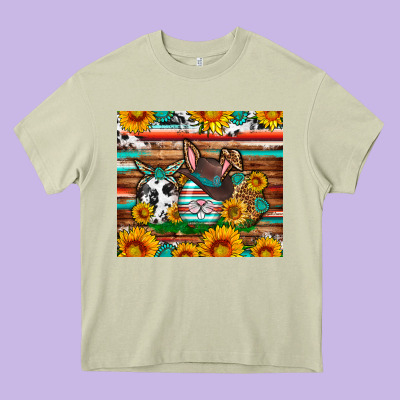 Easter Eggs Sunflower Gemstone Tumbler Easter Day Heavy Core Tee Designed By Neo Western