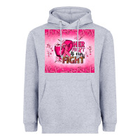 Heather Grey Her fight is our fight Heavyweight Hoodie - NancyCooperArtShop
