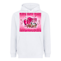 White Her fight is our fight Heavyweight Hoodie - NancyCooperArtShop