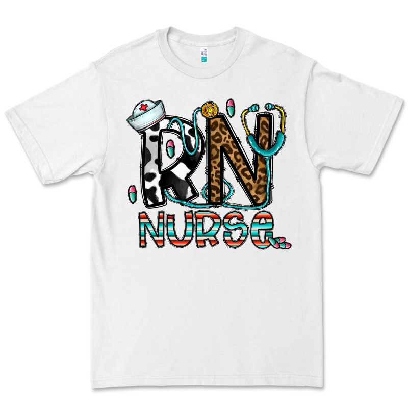 Rn Nurse Premium Tee by CowhideDigitalArt | Teevron