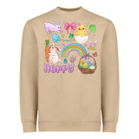 Mushroom easter hoppy bunny Heavyweight Sweatshirt - MaliasSmallBusiness