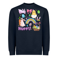 Easter Hoppy Bunny Heavyweight Sweatshirt | Teevron