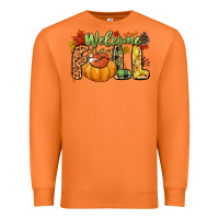 Carrot Welcome Fall Premium Sweatshirt - NancyCooperArtShop