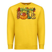 Lemon Welcome Fall Premium Sweatshirt - NancyCooperArtShop