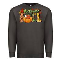 Smoke Welcome Fall Premium Sweatshirt - NancyCooperArtShop