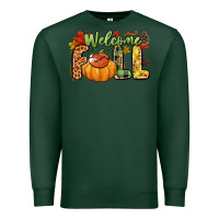 Sports Green Welcome Fall Premium Sweatshirt - NancyCooperArtShop