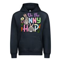 Navy Do the bunny hop Easter Urban Hoodie - OliviaCreatesArt
