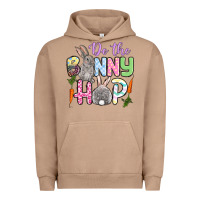 Pigment Burro Do the bunny hop Easter Urban Hoodie - OliviaCreatesArt