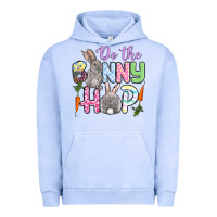 Pigment Grape Ice Do the bunny hop Easter Urban Hoodie - OliviaCreatesArt