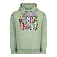 Pigment Oil Green Do the bunny hop Easter Urban Hoodie - OliviaCreatesArt
