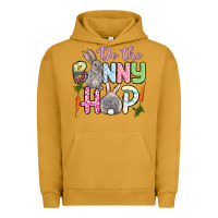 Pigment Peanut Butter Do the bunny hop Easter Urban Hoodie - OliviaCreatesArt