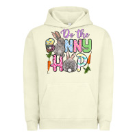 Pigment Pistachio Do the bunny hop Easter Urban Hoodie - OliviaCreatesArt