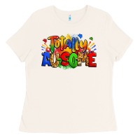 Bone totally ausome autism Ladies Tee - Zillion Design Studio