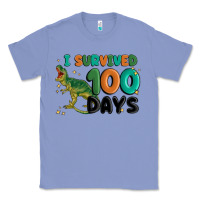 Colony Blue i survived 100 days Classic Tee - MaliasSmallBusiness