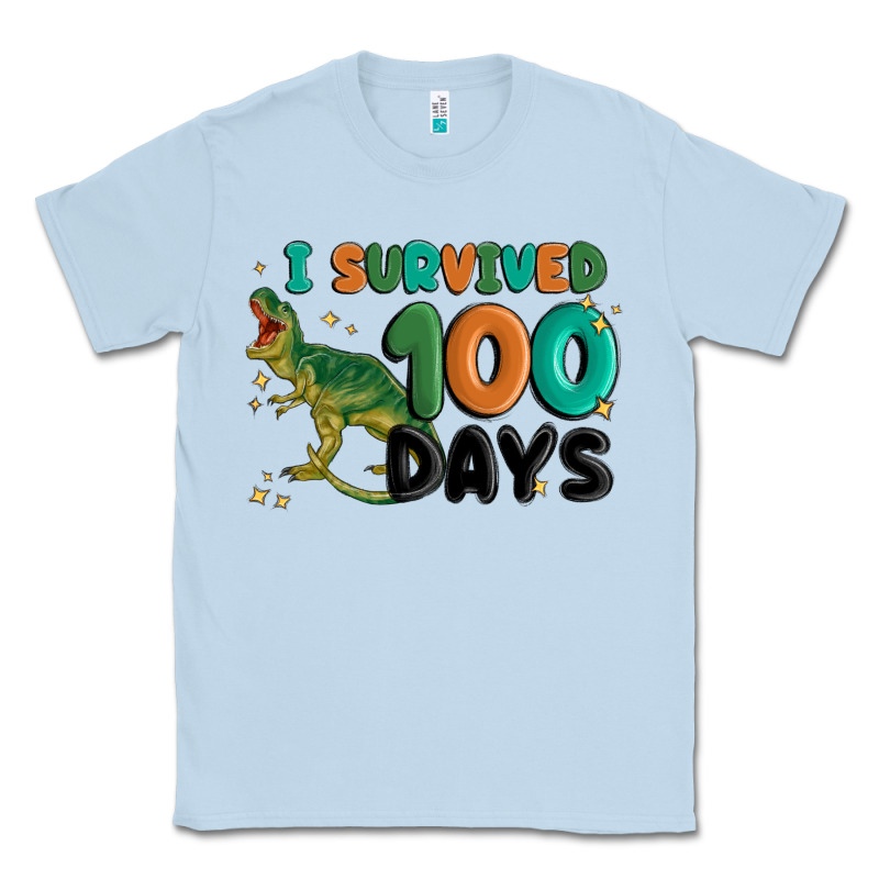 I Survived 100 Days Classic Tee by MaliasSmallBusiness | Teevron