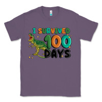 Lavender i survived 100 days Classic Tee - MaliasSmallBusiness