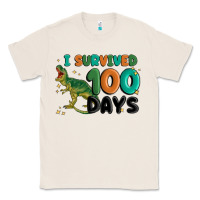 Natural i survived 100 days Classic Tee - MaliasSmallBusiness