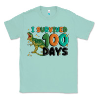 Seafoam i survived 100 days Classic Tee - MaliasSmallBusiness