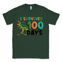 Sports Green i survived 100 days Classic Tee - MaliasSmallBusiness