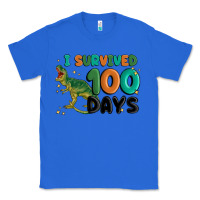 True Royal i survived 100 days Classic Tee - MaliasSmallBusiness