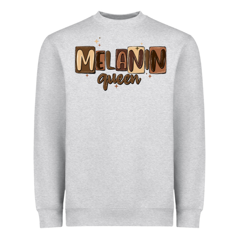 Melanin Queen Heavyweight Sweatshirt by MaliasSmallBusiness | Teevron