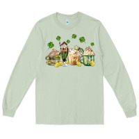 Matcha patricks day coffee Long Sleeve Tee - MaliasSmallBusiness