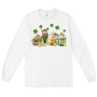 White patricks day coffee Long Sleeve Tee - MaliasSmallBusiness