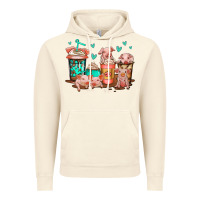 Vintage Artic cute pigs coffee Vintage Hoodie - Jasminsmagicworld