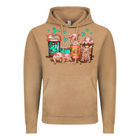 Vintage Camel cute pigs coffee Vintage Hoodie - Jasminsmagicworld