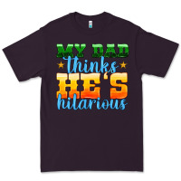 Plum my dad thinks he is hilarious Premium Tee - HRA Design Shop