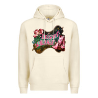 Sandshell Desert dreamer Cowgirl boots hat Premium Hoodie - HowdyJamesFarm