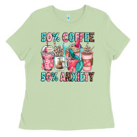 Matcha 50 coffee 50 anxiety coffee cups Ladies Tee - Zillion Design Studio