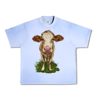 Grape Ice simmental heifer Urban Heavy Tee - LillyAllenDesigns
