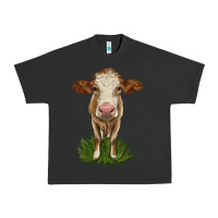 Pigment Black simmental heifer Urban Heavy Tee - LillyAllenDesigns