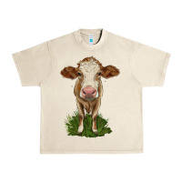Sandshell simmental heifer Urban Heavy Tee - LillyAllenDesigns