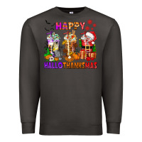 Smoke happy hallothanksmas coffee cups Premium Sweatshirt - texasbilliewilder