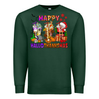 Sports Green happy hallothanksmas coffee cups Premium Sweatshirt - texasbilliewilder
