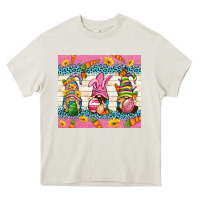Cream Easter Gnomies Tumbler Easter Day Heavy Core Tee - Neo Western
